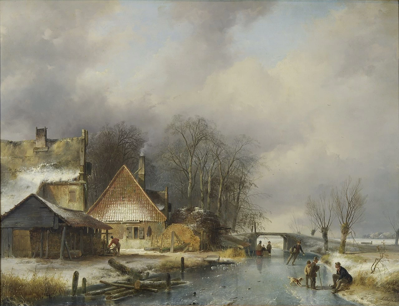 Paesaggio inverenale olandese - Dordrechts Museum